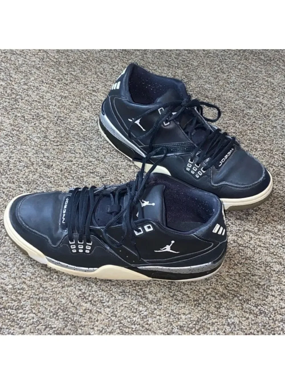Jordan Men's Sneakers in Black and Cream Size 12 US 317820-011